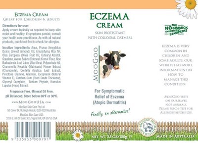 Label (Moogoo Eczema Label)
